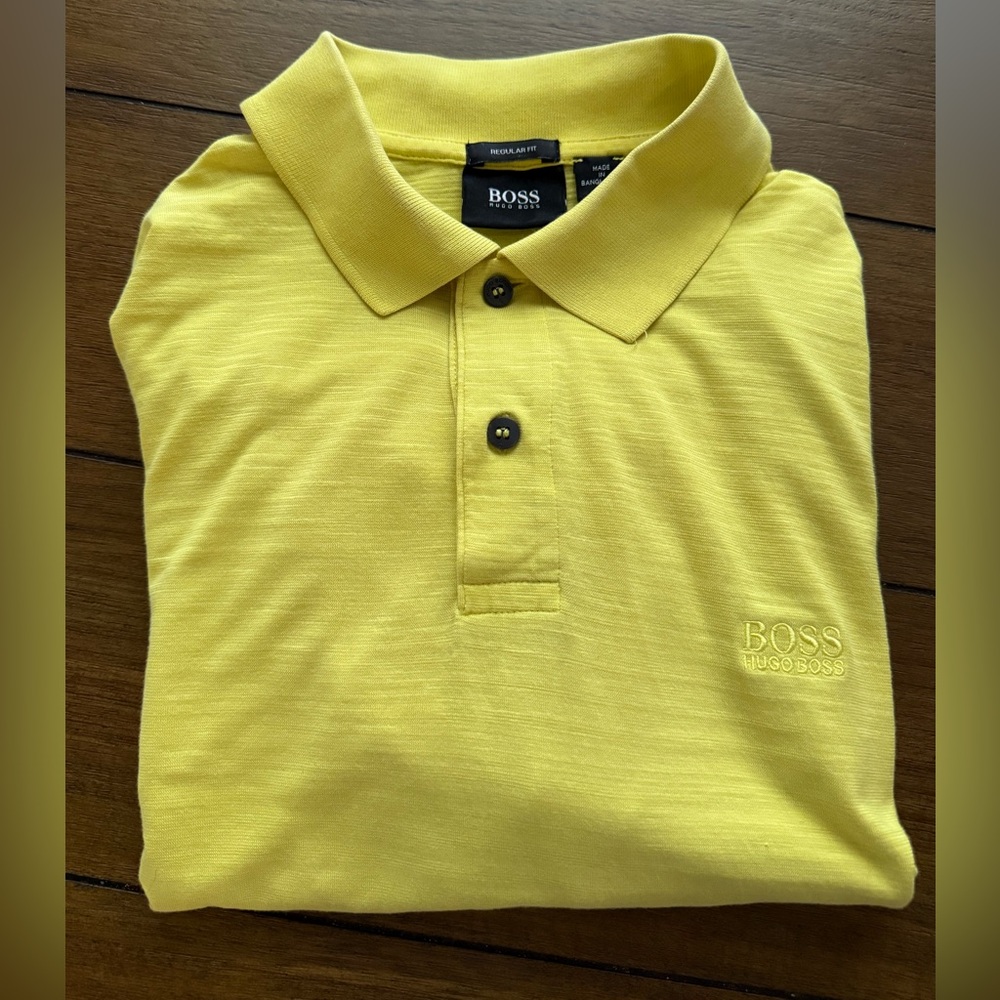 Hugo Boss Sunlit Yellow Polo